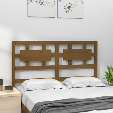 Testiera per Letto ambra 165,5x4x100 cm Legno Massello di Pino
