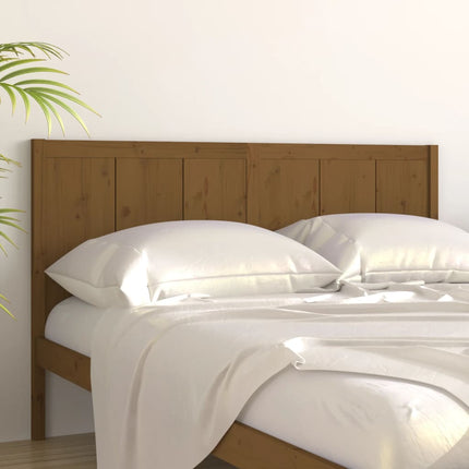 Testiera per Letto ambra 205,5x4x100 cm Legno Massello di Pino