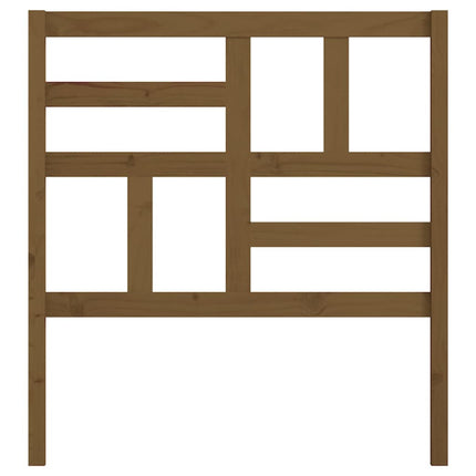 Testiera per Letto ambra 96x4x104 cm in Legno Massello di Pino