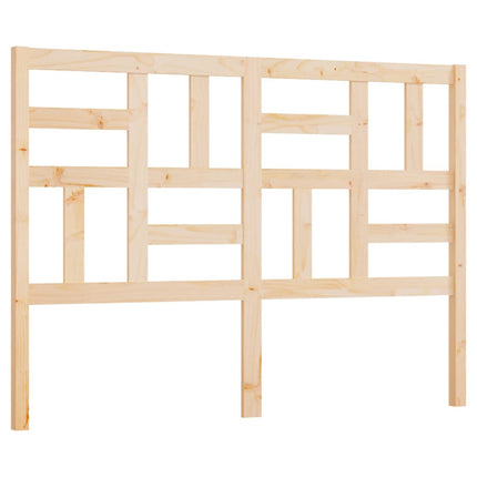Testiera per Letto 146x4x104 cm in Legno Massello di Pino