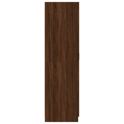 Armadio Rovere Marrone 80x52x180 cm in Legno Multistrato