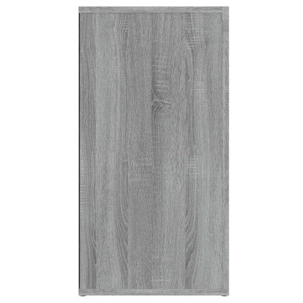 Credenza Grigio Sonoma 120x36x69 cm in Legno Multistrato