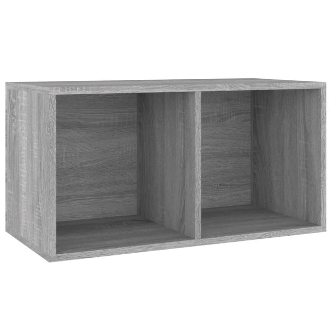 Contenitore Vinili Grigio Sonoma 71x34x36 cm Legno Multistrato