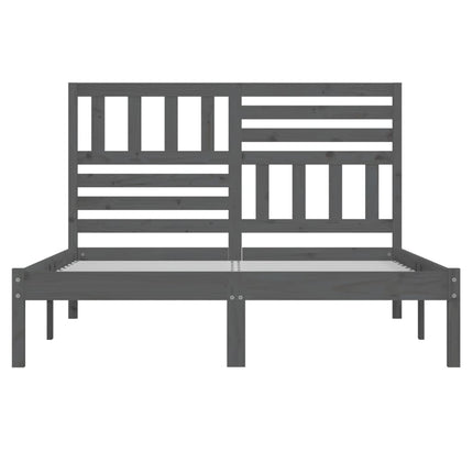 Giroletto Grigio 150x200 cm King in Legno Massello di Pino