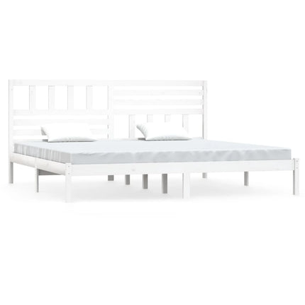 Giroletto Bianco in Legno Massello di Pino 200x200 cm