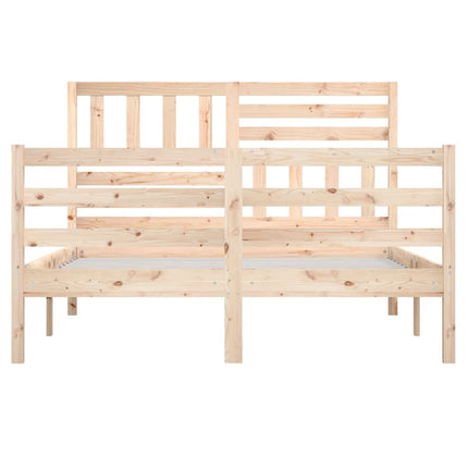 Giroletto senza Materasso Ambrato in Legno Massello 140x200 cm
