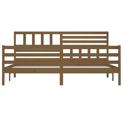 Giroletto senza Materaso Ambra in Legno Massello 200x200 cm