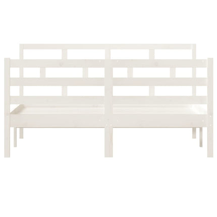 Giroletto Bianco in Legno Massello di Pino 140x190 cm