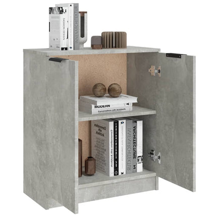 Credenza Grigio Cemento 60x30x70 cm in Legno tecnico