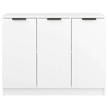Credenza Bianca 90,5x30x70 cm in Legno Multistrato