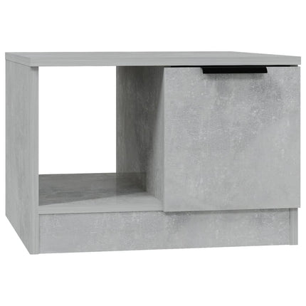 Tavolino Salotto Grigio Cemento 50x50x36 cm Legno Multistrato