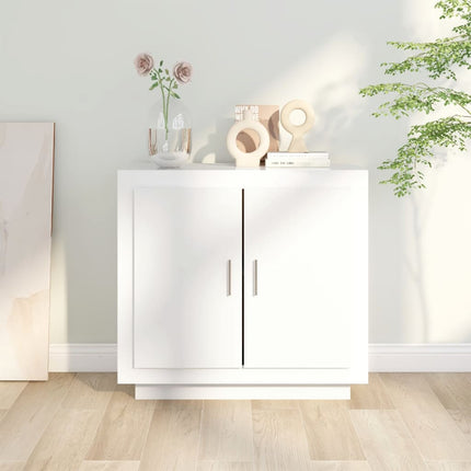 Credenza Bianco 80x40x75 cm in Legno Compensato