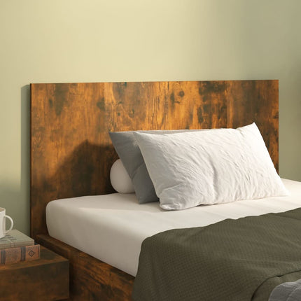 Testiera Letto Rovere Fumo 120x1,5x80 cm in Legno Multistrato