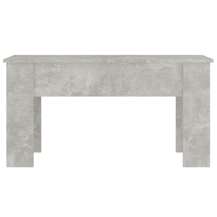 Tavolino Salotto Grigio Cemento 101x49x52 cm Legno Multistrato