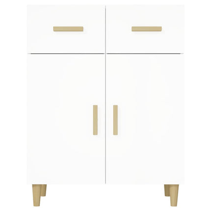 Credenza Bianca 69,5x34x89 cm in Legno Multistrato