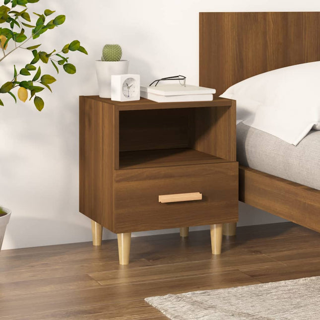 Comodino Rovere Marrone 40x35x47 cm