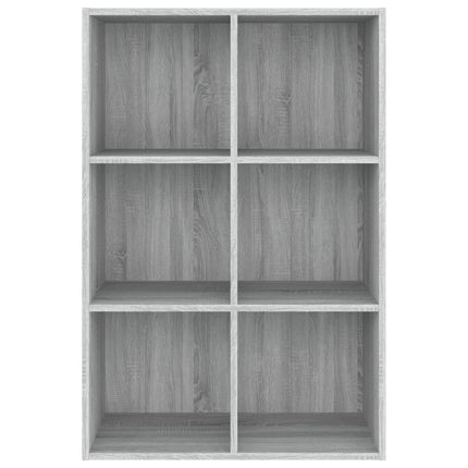 Libreria/Credenza Grigio Sonoma 66x30x98 cm Legno Multistrato