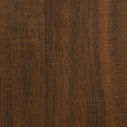 Libreria/Credenza Rovere Marrone 66x30x98 cm Legno Multistrato