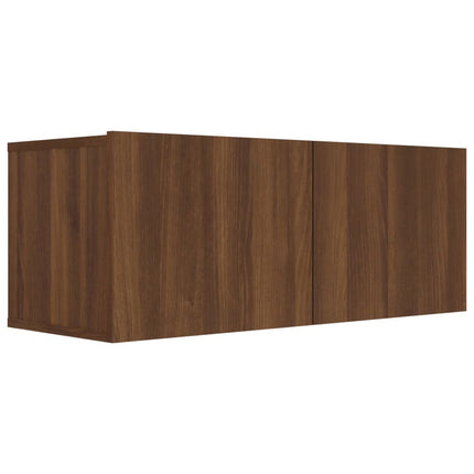 Mobile TV Rovere Marrone 80x30x30 cm Legno Multistrato