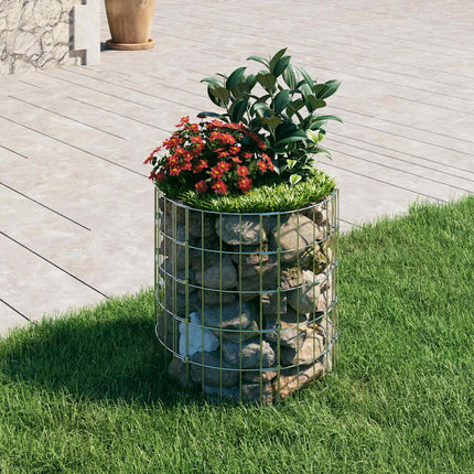 Palo Gabbione Circolare in Acciaio Zincato ÃƒÆ’Ã‹Å“50x50 cm