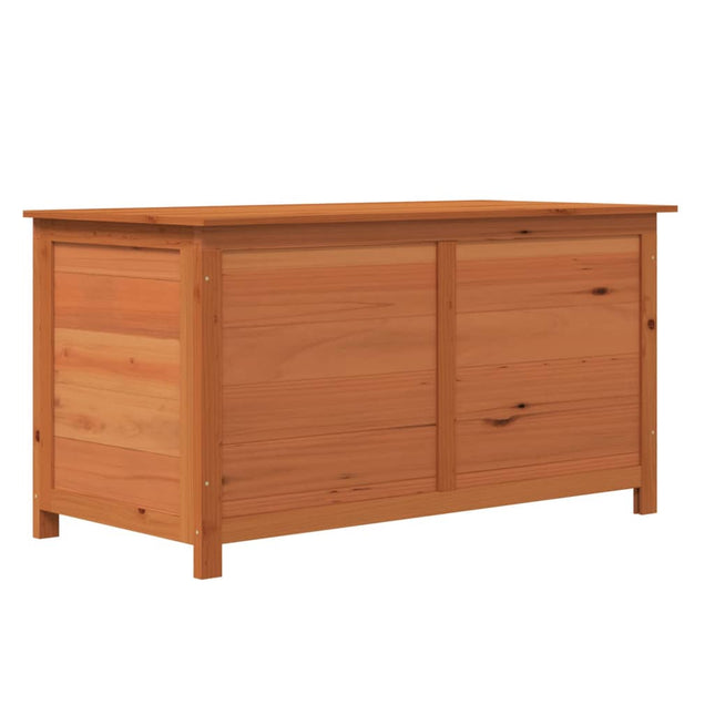 Box Cuscini da Esterno Marrone 100x50x56cm Legno Massello Abete