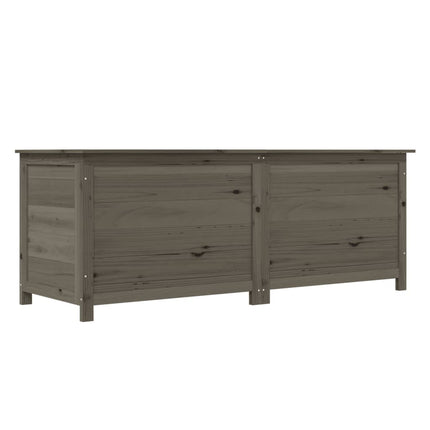 Scatola Cuscini Antracite 150x50x56 cm Legno Massello di Abete