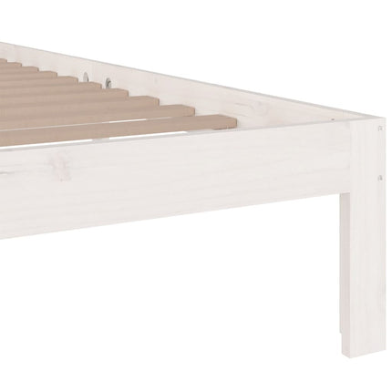 Giroletto Bianco in Legno Massello 180x200 cm Super King