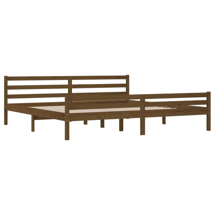 Giroletto senza Materaso Ambra in Legno Massello 200x200 cm