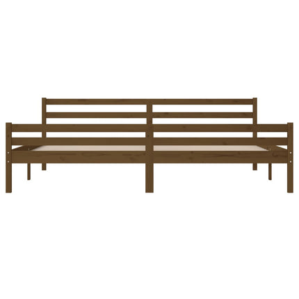 Giroletto senza Materaso Ambra in Legno Massello 200x200 cm