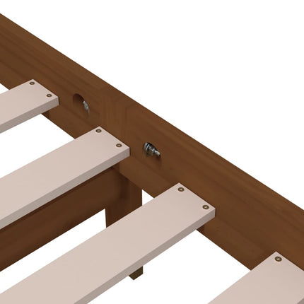 Giroletto senza Materasso Ambra in Legno Massello 100x200 cm