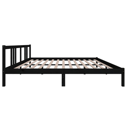 Giroletto Nero in Legno Massello 200x200 cm