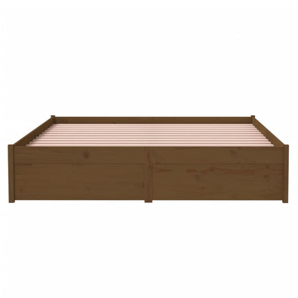 Giroletto senza Materaso Ambra in Legno Massello 140x200 cm