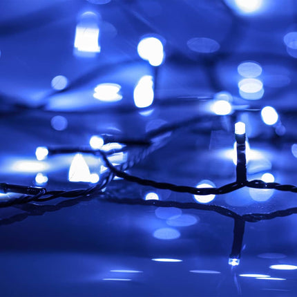 Stringa LED con 300 Luci LED Blu 15 m in PVC