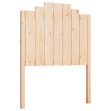 Testiera per Letto 81x4x110 cm in Legno Massello di Pino