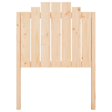 Testiera per Letto 81x4x110 cm in Legno Massello di Pino