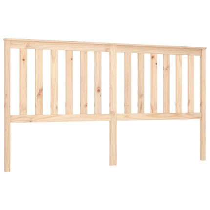Testiera per Letto 186x6x101 cm in Legno Massello di Pino
