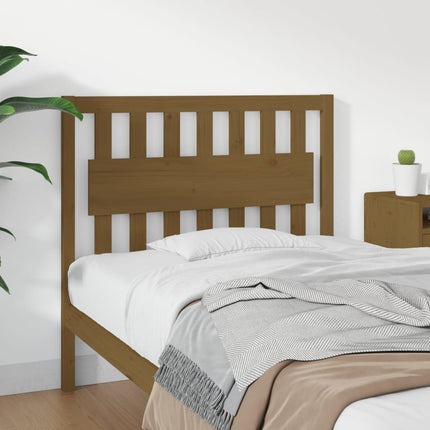 Testiera per Letto ambra 105,5x4x100 cm Legno Massello di Pino