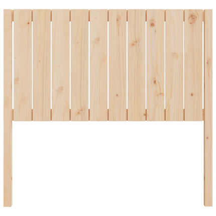 Testiera per Letto 105,5x4x100 cm in Legno Massello di Pino