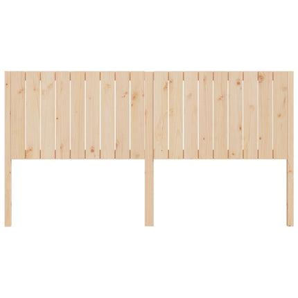 Testiera per Letto 185,5x4x100 cm in Legno Massello di Pino