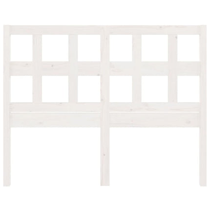Testiera per Letto Bianca 165,5x4x100 cm Legno Massello di Pino