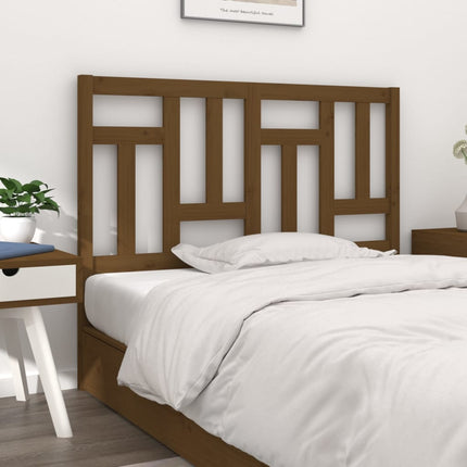 Testiera per Letto ambra 125,5x4x100 cm Legno Massello di Pino