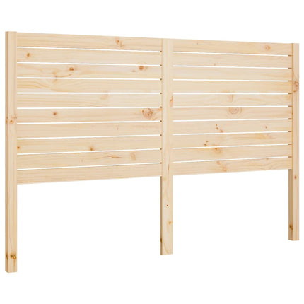 Testiera per Letto 126x4x100 cm in Legno Massello di Pino