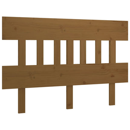 Testiera Letto ambra 203,5x3x81 cm in Legno Massello di Pino