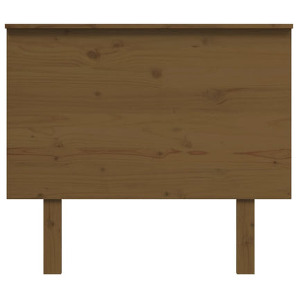 Testiera per Letto ambra 94x6x82,5 cm in Legno Massello di Pino