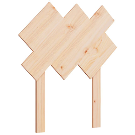 Testiera per Letto 72,5x3x81 cm in Legno Massello di Pino
