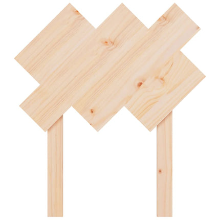 Testiera per Letto 72,5x3x81 cm in Legno Massello di Pino