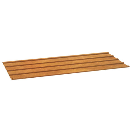 Pannelli per Tetti 36 pz Ruggine 100x44 cm in Acciaio Corten