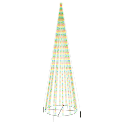 Albero di Natale a Cono Colorato 1134 LED 230x800 cm
