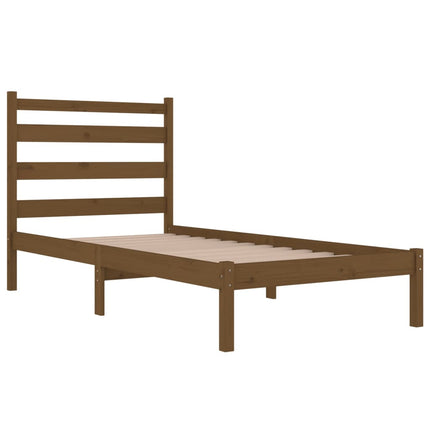 Giroletto senza Materasso Ambra in Legno Massello 100x200 cm