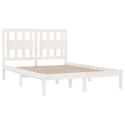 Giroletto Bianco in Legno Massello di Pino 160x200 cm